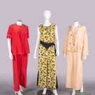THREE LOUNGING OR PAJAMA SETS, 1930-1940s