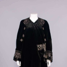 WORTH LAME’ CORD EMBELLISHED SILK VELVET COAT, PARIS, c. 1905