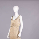 SNAKESKIN GOLD LAME' EVENING GOWN, 1932