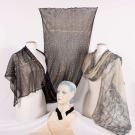ASSUITE, BROCADED CHIFFON OR SILK CREPE SHAWLS, 1910-1920s