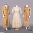 THREE SILK OR ORGANDY DAY DRESSES, 1917-1918