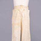 YOUNG MANS FALL FRONT COTTON TROUSERS, 1820-1840