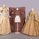 EVENING &amp; SECOND DAY WEDDING DRESSES c. 1895 &amp; c. 1853