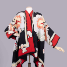 MICHAELE VOLLBRACH QUILTED KIMONO STYLE JACKET, USA, EARLY 1980s