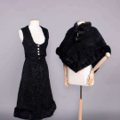 NINA RICCI THREE PIECE FAUX PERSIAN LAMB ENSEMBLE, PARIS, LATE 1960s