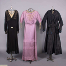 THREE SILK DAY OR AFTERNOON DRESSES, 1912-1928