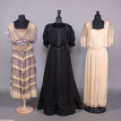 THREE AFTERNOON OR EVENING DRESSES, c. 1910 &amp; c. 1916-1917
