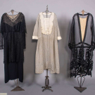 ONE COTTON HOUSE DRESS &amp; TWO SILK AFTERNOON DRESSES, 1920-1925