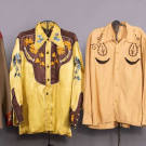 FOUR EMBROIDERED ROCKABILLY WESTERN SHIRTS, USA, 1940-1950s