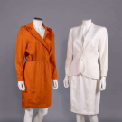 THEIRRY MUGLER DAY DRESS &amp; SKIRT SUIT, PARIS, 1980s