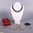 COLLECTION OF MOURNING &amp; GENTS JEWELRY, 1860-1910