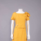 PIERRE CARDIN WOOL DAY DRESS, PARIS, 1960s