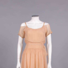 MOLYNEUX SILK CREPE PARTY DRESS, PARIS, c. 1930