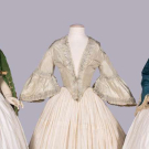 SILK TAFFETA DAY BODICES, 1840s &amp; 1860s