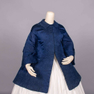 TAMBOUR QUILTED SILK PALETOT, c. 1844