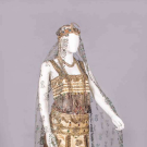 IMPORTANT EDITH HYDE PRE MISS AMERICA EGYPTIAN REVIVAL COSTUME, 1919