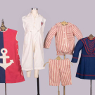 FOUR NAUTICAL OR SEASIDE CHILDREN'S ENSEMBLES, 1890-1960s