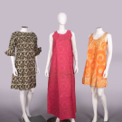 THREE PAPER DRESSES, USA, 1960s