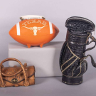 THREE NOVELTY HANDBAGS, USA