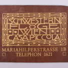 SIGN BY JOSEF HOFFMAN FOR EMILIE LOUISE FLOGE [MUSE OF GUSTAV KLIMT], 1904