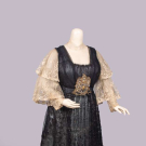 BEADED &amp; SEQUINED EVENING DRESS, c. 1916