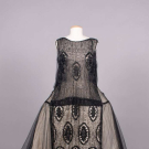 BEADED TULLE EVENING TABARD, EARLY-MID 1920s
