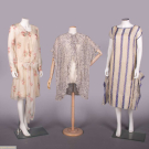 THREE COTTON OR PINA DAY DRESSES OR WRAPS, 1920-1930