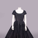 GALANOS SILK TAFFETA PARTY DRESS, USA, 1952-1955
