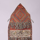 EMBROIDERED WOOL CEREMONIAL PANEL, CENTRAL ASIA, MID 19TH C