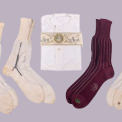 UNWORN GENTS STOCKINGS &amp; UNDERSHIRT, FRANCE &amp; NEW YORK, 1910-1920s