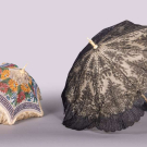 TWO BEADED OR LACE PARASOLS, 1830-EARLY 1850s