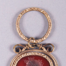 THREE FOB PENDANTS &amp; TWO WATCH CHAINS, LATE 19TH-MID 20TH C