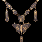 GROUP OF DAMASCENE, BLACK CORAL, GOLD &amp; ONYX JEWELRY, 20TH C