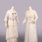 TWO COTTON OR LINEN WALKING ENSEMBLES, c. 1913