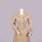 HOUNDSTOOTH WOOL WALKING SUIT, 1898