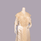 LABELED SILK &amp; LACE WEDDING GOWN, BALTIMORE, 1912