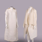 ISSEY MIYAKE PLEATED SILK BLEND DRESS &amp; CARDIGAN, JAPAN, 1993-1996