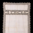 BOBBIN LACE &amp; LINEN TEA CLOTH, ITALY, 17TH C