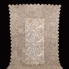FINE BOBBIN LACE TABLE COVERING, BELGIUM, c. 1900