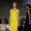 OSCAR DE LA RENTA SILK CREPE EVENING DRESS, USA, RESORT 2008