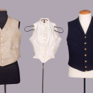 FOUR WAISTCOATS &amp; ONE LADIES’ SPORTING VEST, 1850-1900
