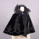 WOOL PLUSH WIENER WERKSTÄTTE CAPE, VIENNA, c. 1903