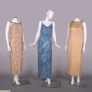 THREE HEAVILY BEADED SILK EVENING GOWNS, HONG KONG &amp; USA, 1960s