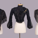 BEADED SILK CAPELETS &amp; BODICE, 1880-1900