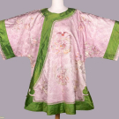 EMBROIDERED SILK CHINESE ROBE, 1910s