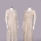 TWO PINA FIBER OR COTTON LINGERIE DRESSES, 1914-1918
