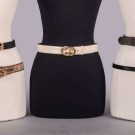 FIVE GUCCI &amp; VALENTINO LEATHER BELTS, ITALY, 1970’s-90’s