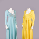 TWO JERSEY MAXI DRESSES, USA &amp; HONG KONG, 1970s