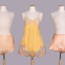ONE SILK STEP-IN &amp; TWO PAIRS OF TAP PANTS, 1930’s