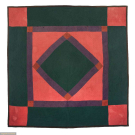 AMISH CENTER DIAMOND QUILT, 1930s